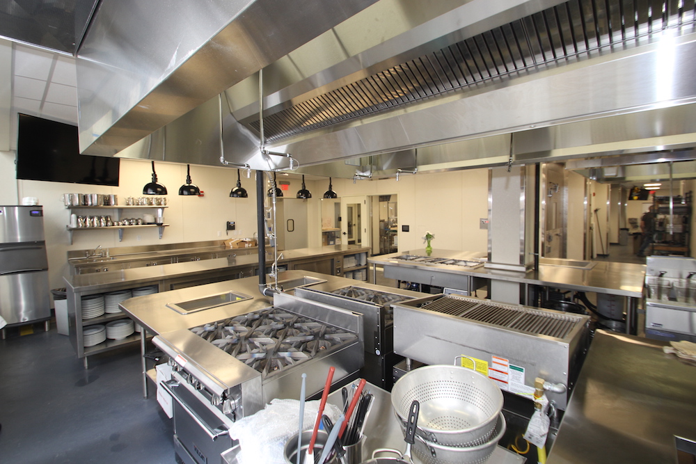 The kitchen at the Culinary Arts Institute